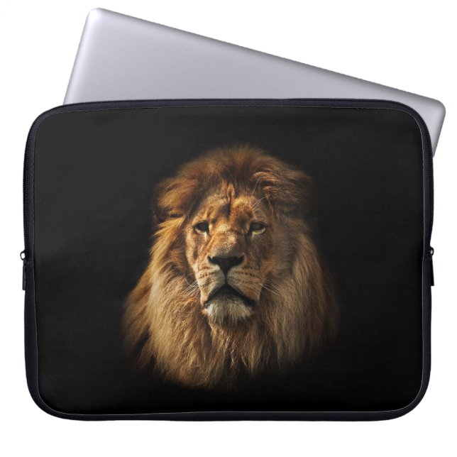 Neoprene Laptop sleeve med lejon! (Framsidan)