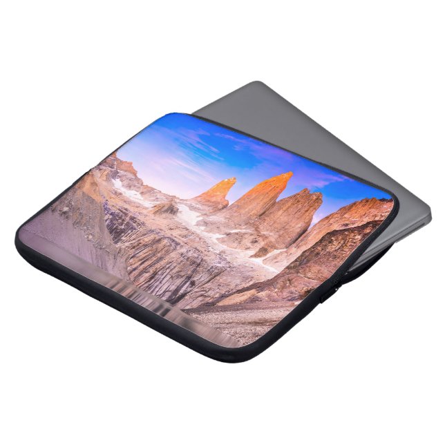 Neoprene Laptop sleeve Torres del Paine (Framsida topp)