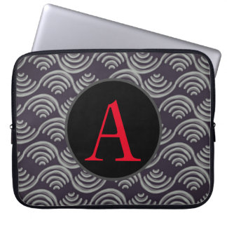 NEOPRENE SLEEVE DIY INITIAL JAPANESE WAVE DESIGN