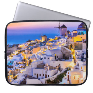 Neoprenfodral för bärbar dator 15 tum Oia Santorin Laptop Sleeve