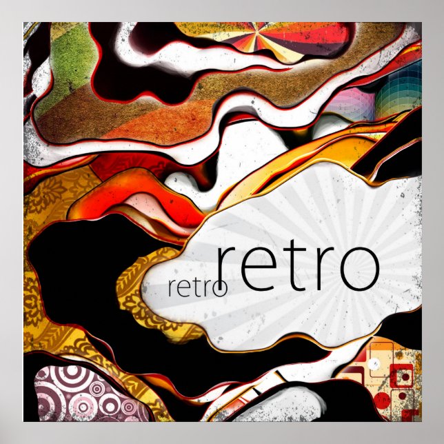 NeoRETRO-utskrift Poster (Framsidan)