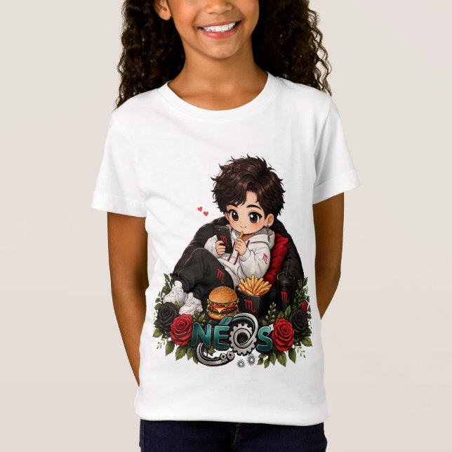 Neos Kawaii Zodiac Skorpionen T Shirt (Framsida)