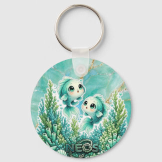 Neos Kawaii Zodiak Fiskarna Nyckelring