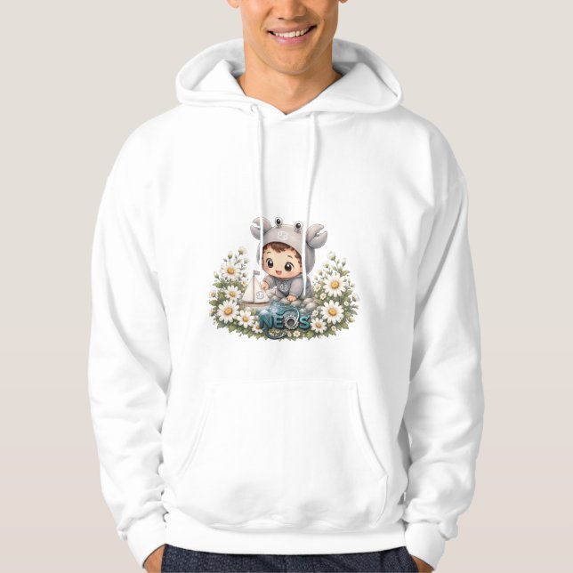 Neos Kawaii Zodiak Kräftan Hoodie (Framsida)