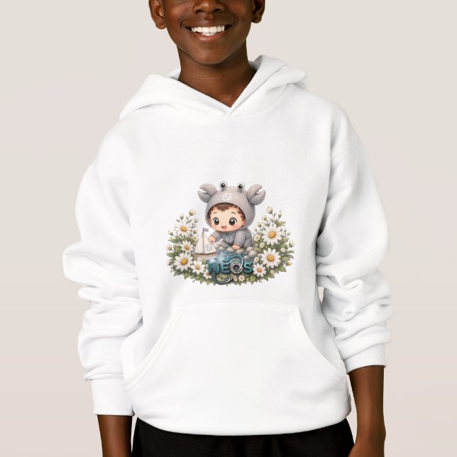 Neos Kawaii Zodiak Kräftan T Shirt (Framsida)