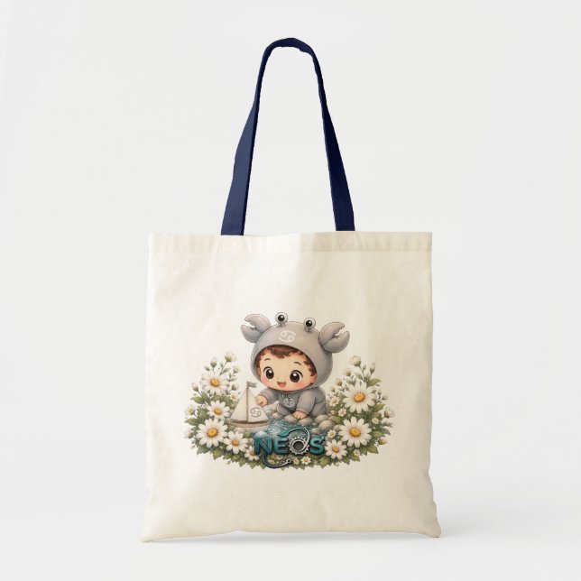 Neos Kawaii Zodiak Kräftan Tygkasse (Framsidan)
