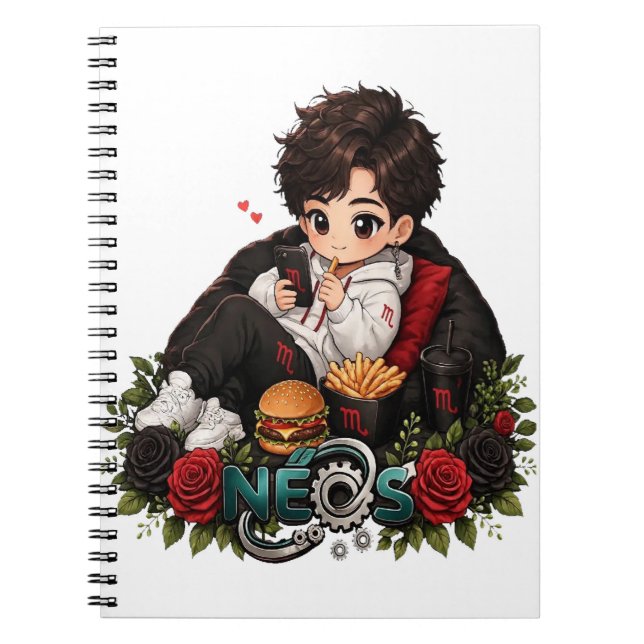 Neos Kawaii Zodiak Skorpion Anteckningsbok (Framsidan)