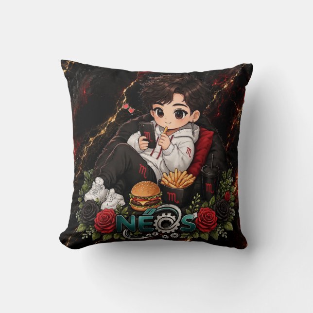 Neos Kawaii Zodiak Skorpionen Kudde (Framsida)