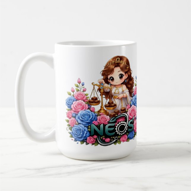 Neos Kawaii Zodiak Vågen Kaffemugg (Vänster)