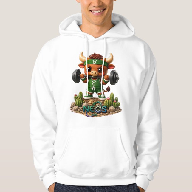 Neos Zodiac Kawaii Oxen Hoodie (Framsida)