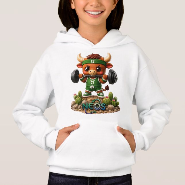 Neos Zodiac Kawaii Oxen T Shirt (Framsida)