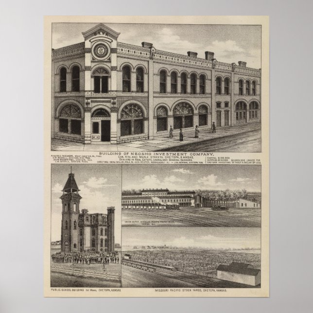 Neosho Investment County, Kansas Poster (Framsidan)