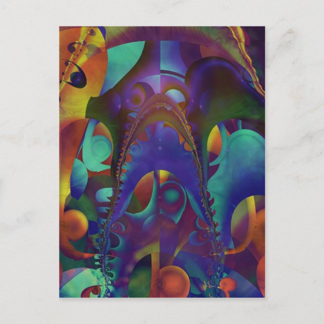 Neoterisk musa vykort (Framsida)