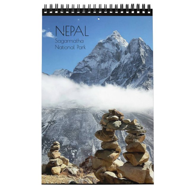 Nepal 2027 Kalender, Sagarmatha / Everest vandring Kalender (Omslag)