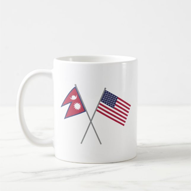 Nepal-amerikan Kaffemugg (Vänster)