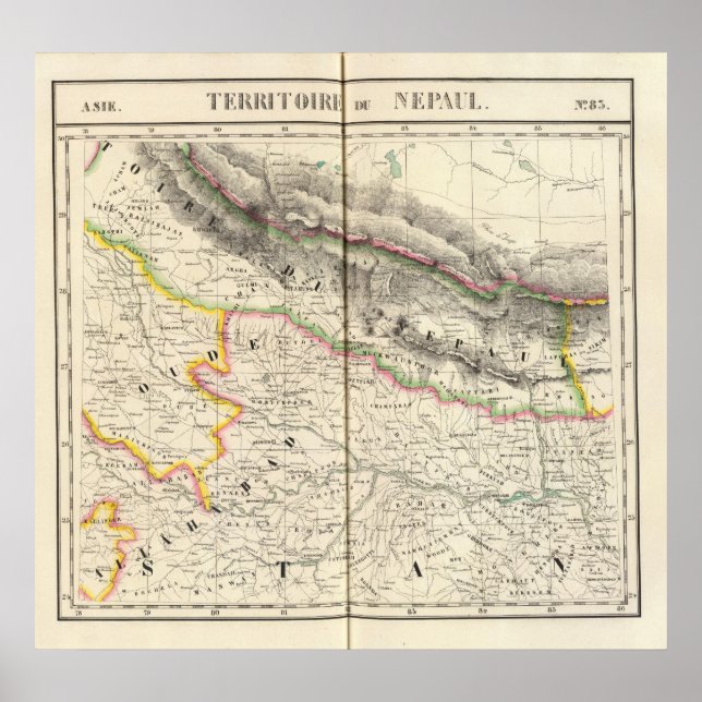 Nepal, Asien 83 Poster (Framsidan)