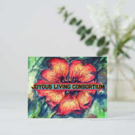 Nepal Cinquefoil Flower Joyous Living Julkort
