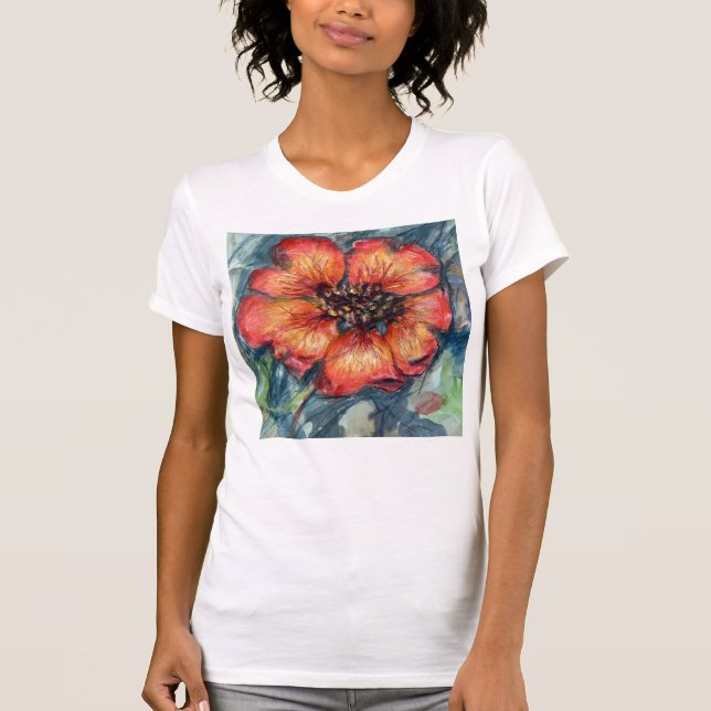 Nepal Cinquefoil Flower Shirt Tee (Framsida)