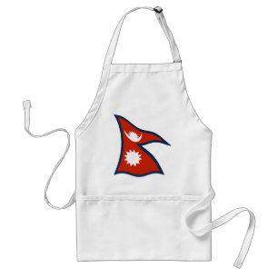 Nepal Flag Förkläde