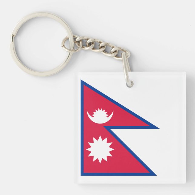 Nepal Flagga (Framsidan)