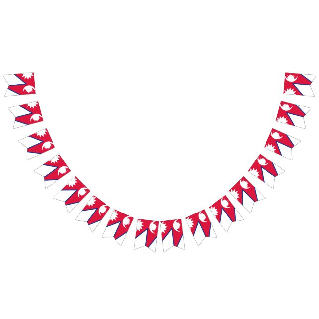 Nepal flagga (Alla)