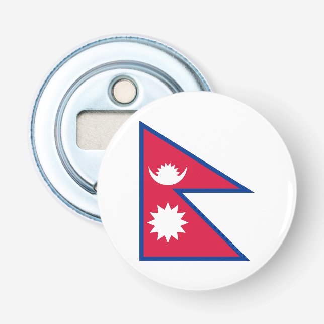 Nepal Flagga Flasköppnare (Framsidan)