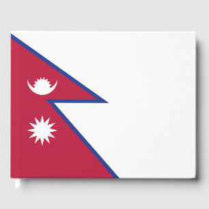 Nepal flagga gästböcker