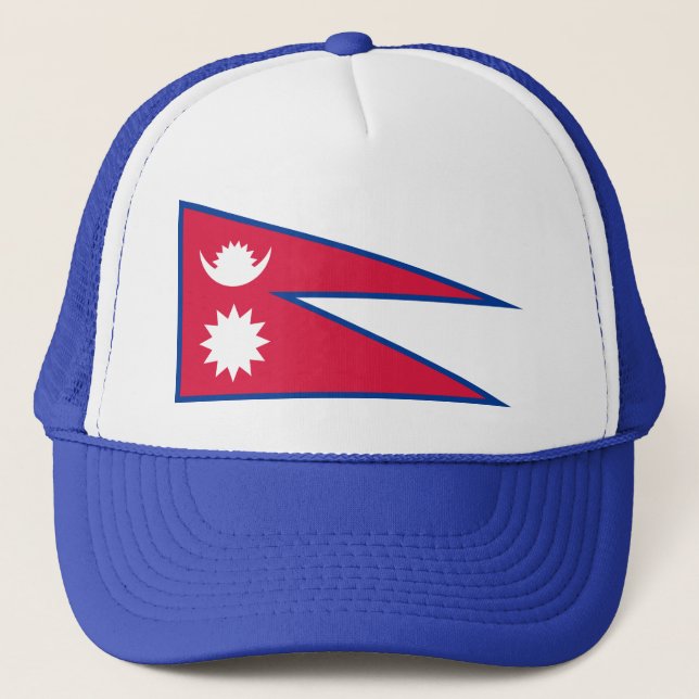 Nepal Flagga Keps (Framsida)