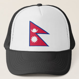 Nepal Flagga Keps