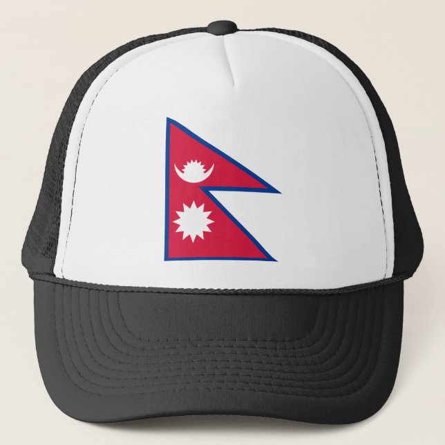Nepal Flagga Keps (Framsida)