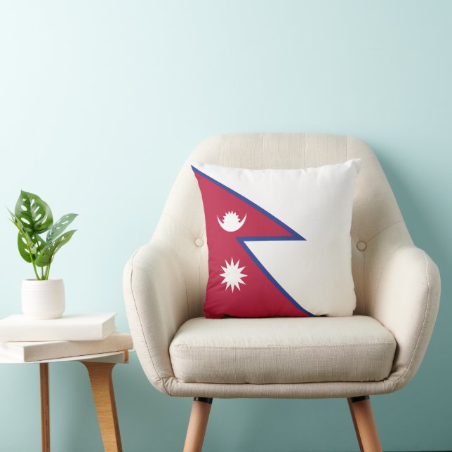 Nepal flagga kudde (Stol)