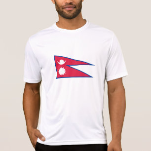 Nepal Flagga T Shirt