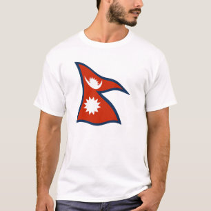 Nepal Flagga Tröja