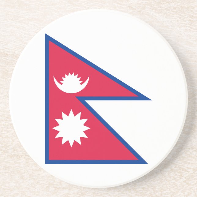 Nepal Flagga Underlägg (Framsidan)