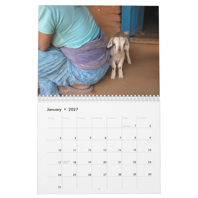 Nepal fotokalender 2015 kalender (Jan 2027)