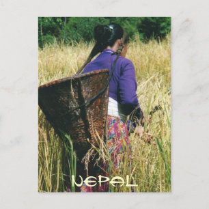 Nepal-hälsningskortet Vykort