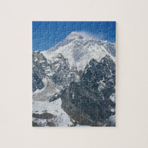 Nepal, Himalayas, Mt Everest från Gokyo Pussel