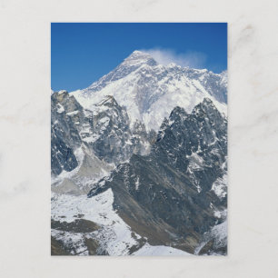 Nepal, Himalayas, Mt Everest från Gokyo Vykort