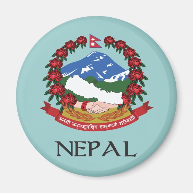 Nepal Jackar om Arm Magnet (Framsidan)