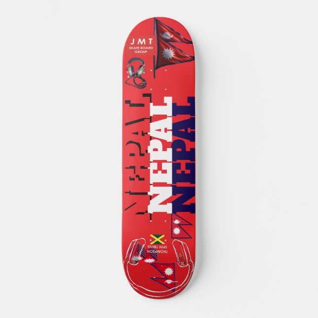 NEPAL JMT SKATEBOARDS (Framsida)