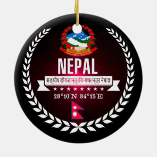 Nepal Julgransprydnad Keramik