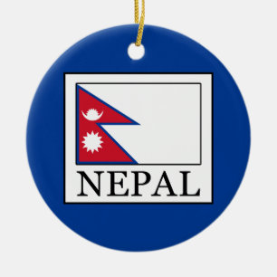 Nepal Julgransprydnad Keramik