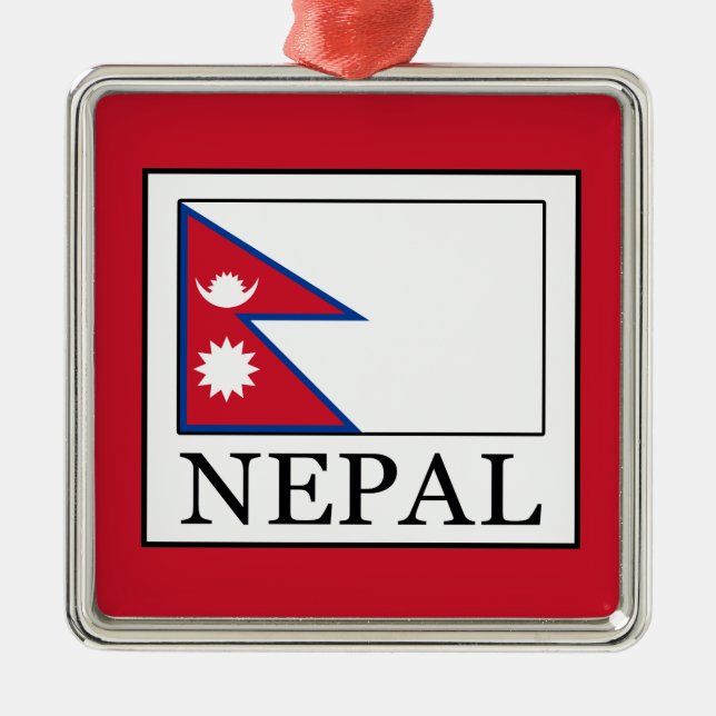 Nepal Julgransprydnad Metall (Framsidan)