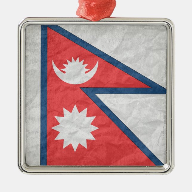 Nepal Julgransprydnad Metall (Framsidan)