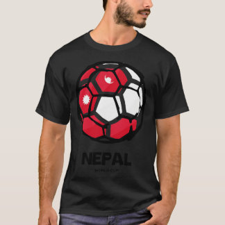 Nepal landsflagga t shirt