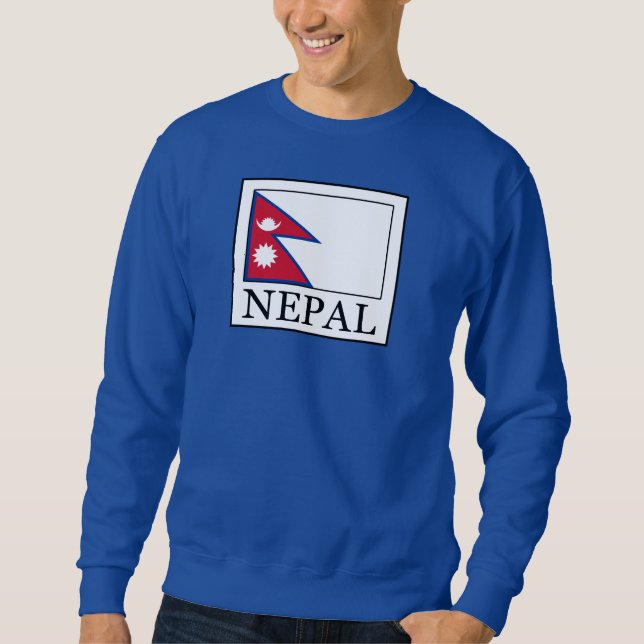 Nepal Lång Ärmad Tröja (Framsida)