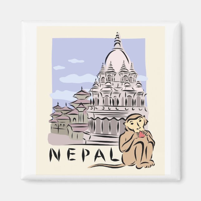 Nepal Magnet (Framsidan)