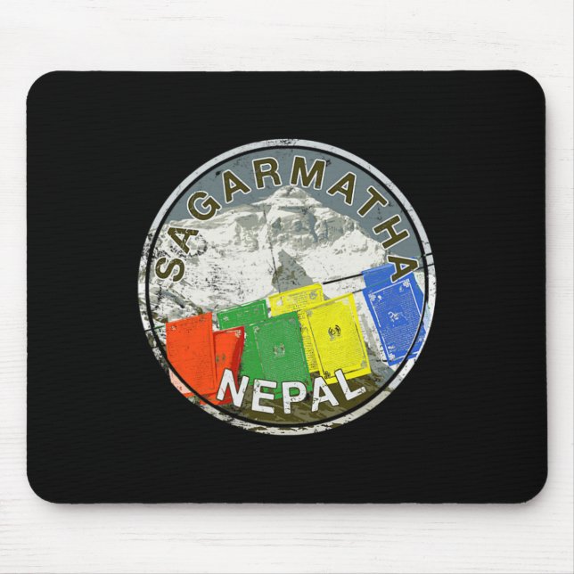Nepal Mount Everest Sagarmatha Bergsklättring T Musmatta (Framsidan)