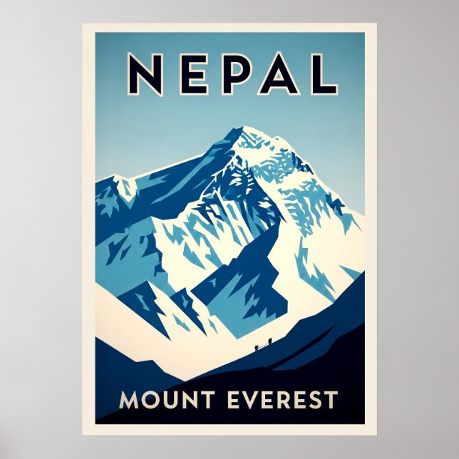 Nepal Mount Everest V04 Poster (Framsidan)