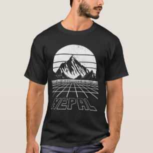 Nepal Mountains Himalaya Mount Everest Nepali Souv T Shirt